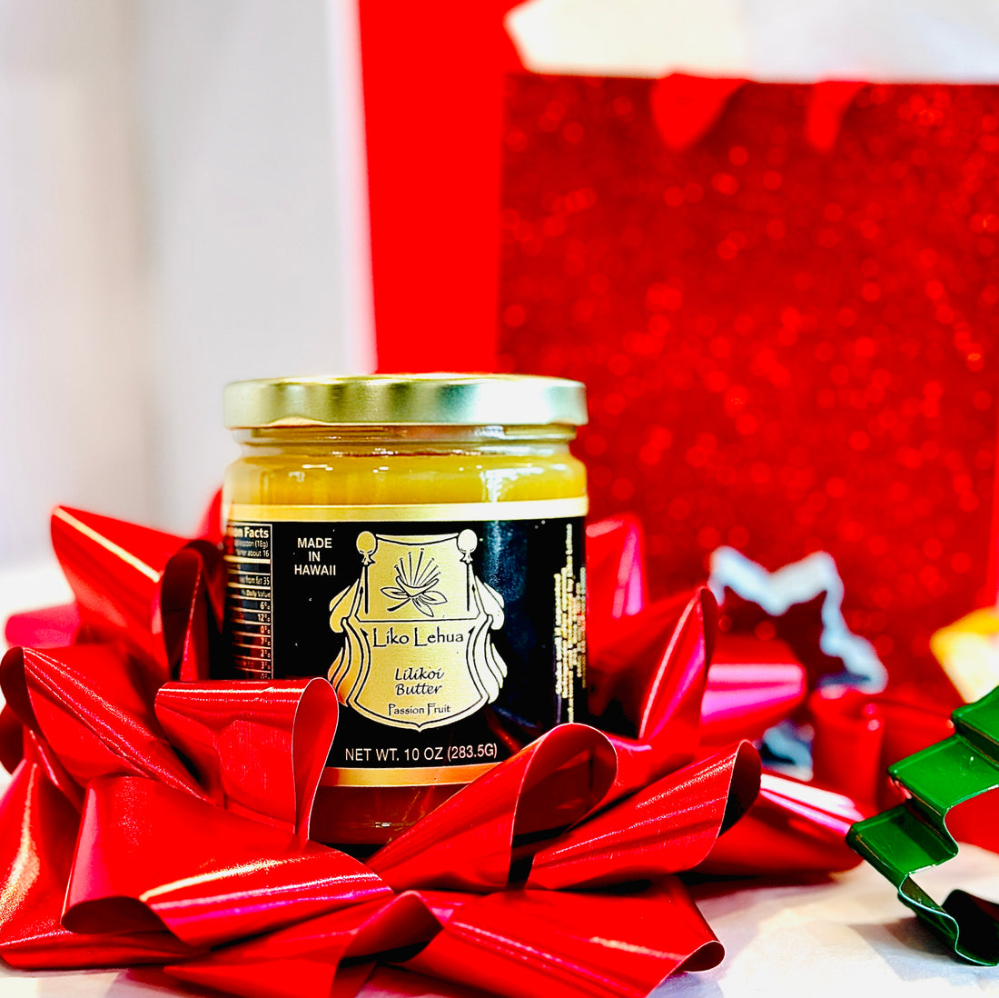 Liko Lehua Lilikoi Butter Fruit Spread - 10 Oz Jar, Hawaiian Passion Fruit, Pantry Staple, Exp Dec 2025